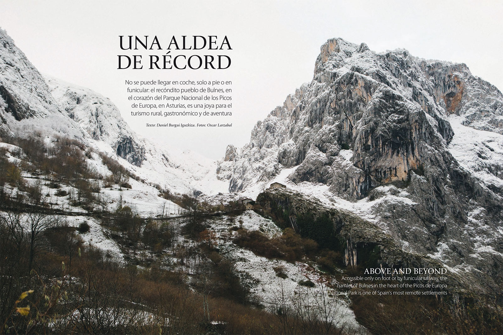 Reportaje fotos Bulnes Asturias